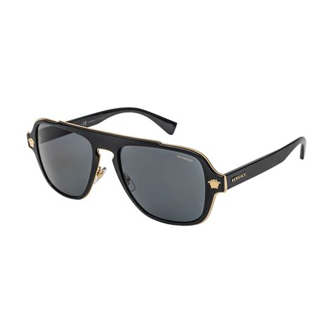 all black versace shades|discontinued versace sunglasses.